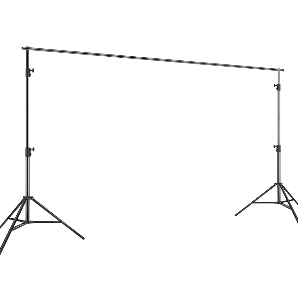 VEVOR 12 x 10 ft Heavy Duty Backdrop Stand, Height Adjustable Photography Backdrop Stand, Background Support System with 6 Clamps and A Carry Bag, for Party, Wedding, Display, Photo