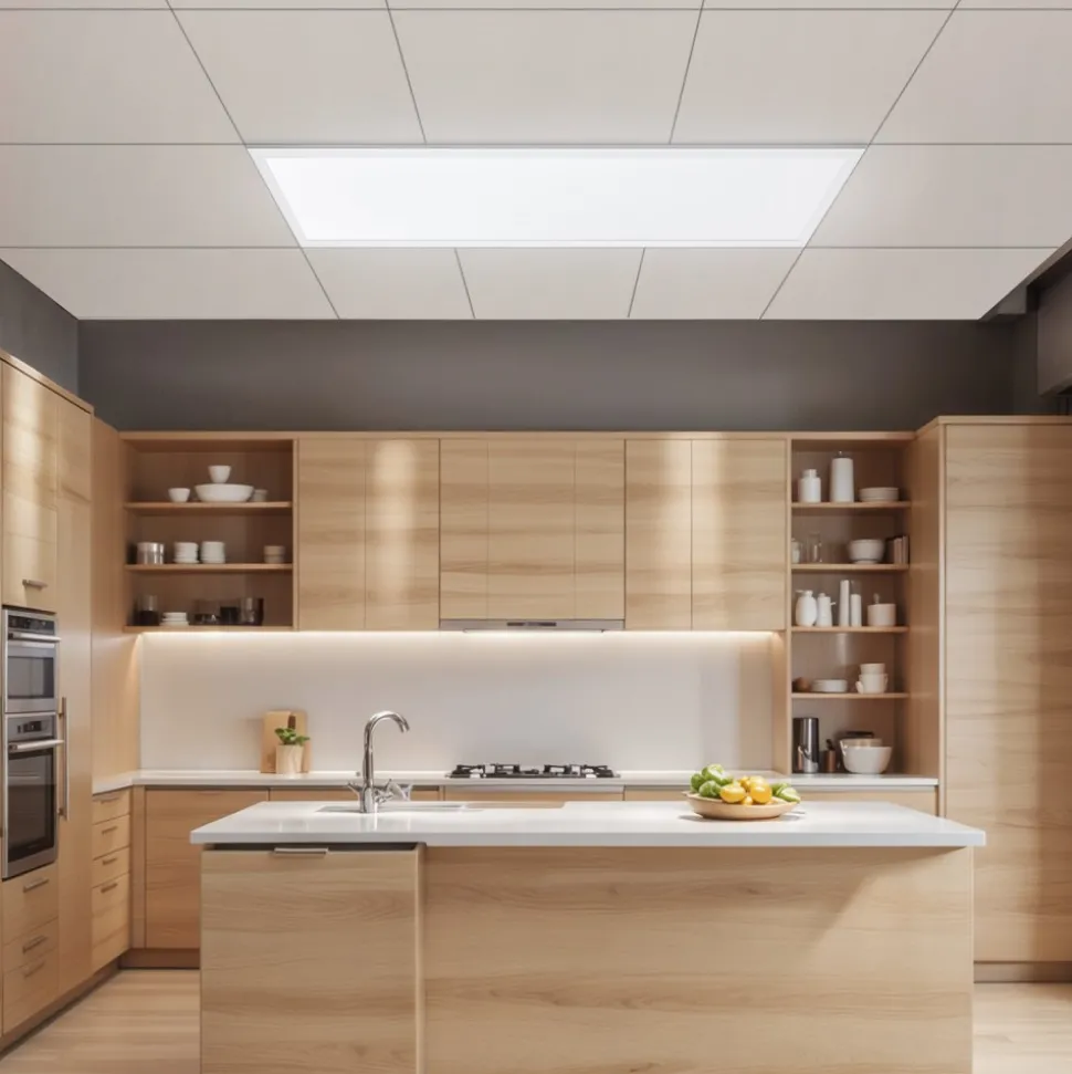 VEVOR 1x4 FT LED Flat Panel Light, 5700 LM, Flush Mount LED Drop Ceiling Lighting Fixture with 3 Color Selectable 3000K/4000K/5000K, 25W/30W/40W, 0-10V Dimmable, Ultra Slim for Home Kitchen, 2 Pack