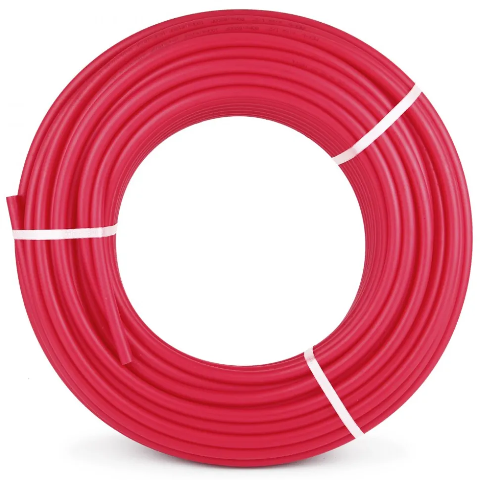 VEVOR 3/4" X 300Ft PEX Tubing Pex-B Red Hydronic Radiant Floor Heat Heating System Pex Pipe Pex Tube (3/4" , 300Ft/Red)
