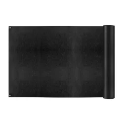 VEVOR 20 x 25 ft Pond Liner, 14 Mil Thickness, 3-Layer Reinforced PE Fish Koi Pond Liner for Outdoor Ponds, with Hemmed Edge and 4 Metal Buttonholes, for Water Garden, Waterfall, and Fountains, Black