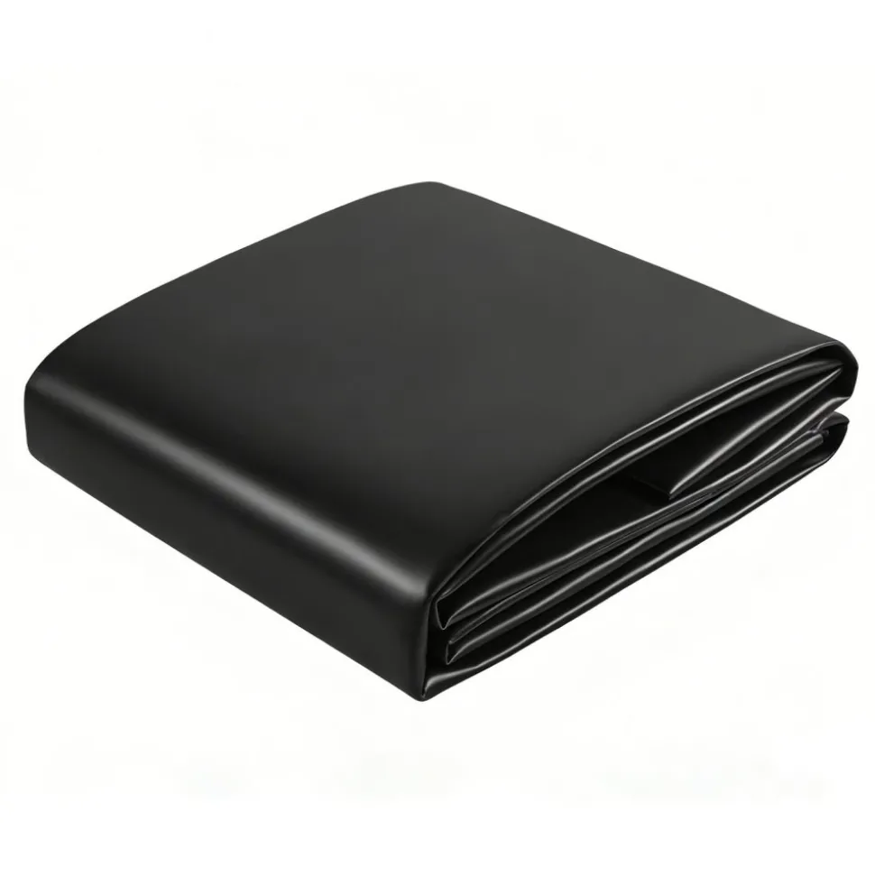 VEVOR 15 x 15 ft Pond Liner, 45 Mil Thickness, EPDM Rubber Material Fish Pond Liner for Outdoor Ponds, Easy to Cut, Durable & Leakproof, for Water Garden, Waterfall, Fishpond, Koi, Fountains, Black