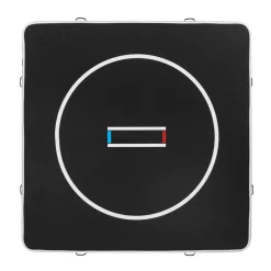 VEVOR 10x10 ft Wrestling Mat Inflatable, Martial Arts Thick Mat for Home Gym Exercise, PVC Foldable Training Mats with Circles and 600W Air Pump, for Gymnastics, Tatami, Jiu Jitsu BJJ MMA Judo, Black