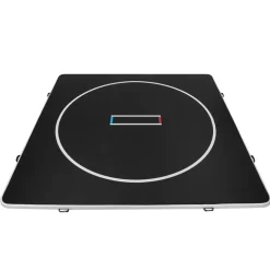 VEVOR 10x5 ft Wrestling Mat Inflatable, Martial Arts Thick Mat for Outdoor Indoor Home Gym Exercise, PVC Foldable Training Mats with 600W Air Pump, for Gymnastics Tatami Jiu Jitsu BJJ MMA Judo, Gray