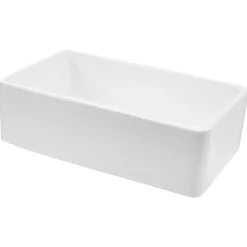 VEVOR 33x20 inch Farmhouse Sink, White Sink Workstation, Fireclay Undermount Basins, Apron Front Double Bowl Basin with Multiple Accessories, Large Capacity Household Dishwasher Sinks for Kitchen