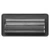 VEVOR 4 x 10 Inch Floor Registers, 12-Pack Vent Grilles, HAVC Heavy-Duty Walkable Iron Floor Vents, Easily Adjustable Rust-Proof Air Vents Deflector with Metal Damper, Ideal for Home & Office, Black