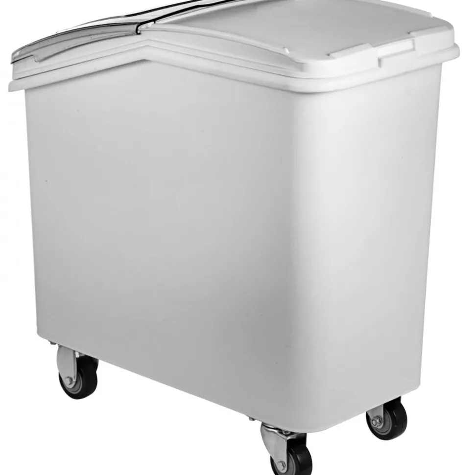 VEVOR 2x Ingredient Bin With Casters 21 Gallon Food Safe Restaurant Kitchen Flour Bins