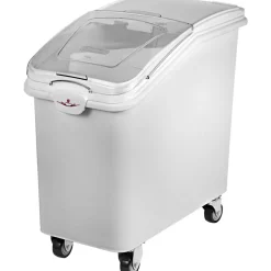 VEVOR 2x Ingredient Bin With Casters 21 Gallon Food Safe Restaurant Kitchen Flour Bins