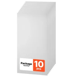 VEVOR 24 x 48 in PVC Ceiling Tiles 10-Pack Drop Ceiling Panels White, PVC Foam Board, Grid Fit, Water-Resistant, Flexible Cut, Easy to Clean, Modern Decorative for Home,Office,Kitchen,Living Room