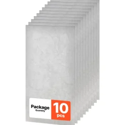 VEVOR 24 x 48 in PVC Ceiling Tiles 10-Pack Drop Ceiling Panels White Marble, PVC Foam Board, Grid Fit, Water-Resistant, Flexible Cut, Easy to Clean, Modern Decorative Finish for Home, Office Areas