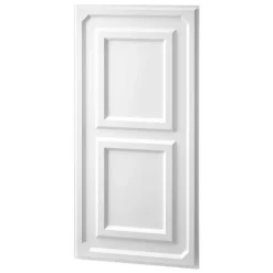 VEVOR 24 x 48 in PVC Ceiling Tiles 12-Pack White 3D Textured Accent Panels, PVC Sheet for Drop Grid, Impact-Resistant, Paintable Surface, Easy Cut, Modern Decorative Style for Home, Office Area