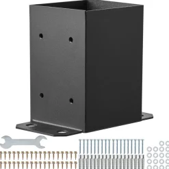 VEVOR 4x4 Post Base 4 Pcs, Inner Size 3.6