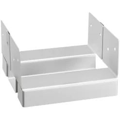 VEVOR 4x4 Post Base 10 Pcs, Inner Size 3.53x3.56inch/89.6x90.5mm Concrete Post Anchor, Heavy-Duty Zinc-Plated Carbon Steel Posts Brackets with 1 Inch Standoff Elevation, for Concrete Pergolas Patios