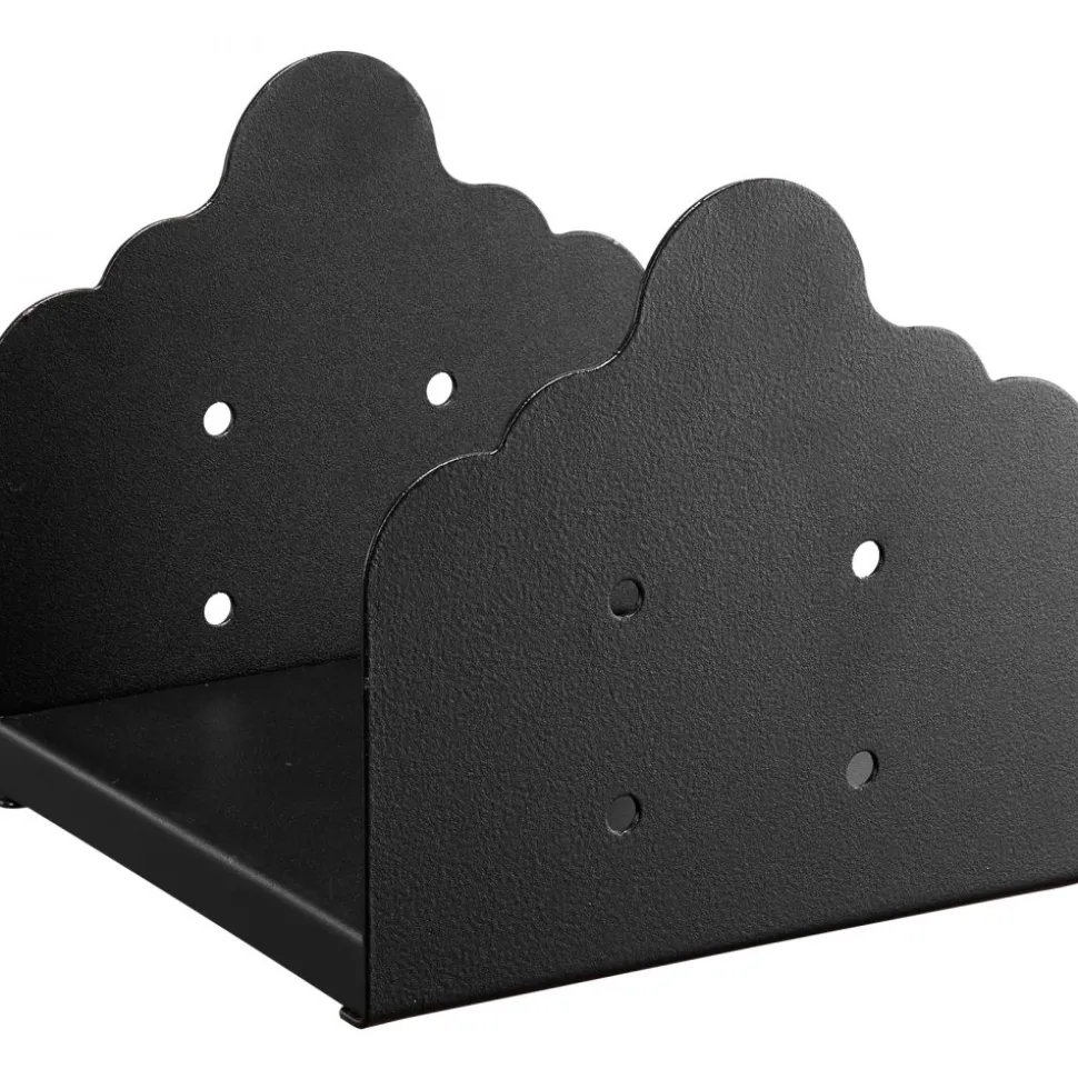 VEVOR 4x4 Post Base 8 Pcs, Inner Size 3.6x3.6 inch / 92x92 mm Post Brackets, Heavy Duty Carbon Steel Decking Posts, Wood Posts Brackets for Pavilion Deck Railing Support Deck Base Plate, Black