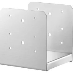 VEVOR 6"x 6" Post Base, 1Pcs Stainless Steel Adjustable Post Anchor Bracket(Internal 5.9 x 5.5"), Adjustable Post Base for Pavilion Deck Porch Handrail Railing Support Decorative Anchor Plate