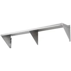 VEVOR 18" x 72" Stainless Steel Shelf, Wall Mounted Floating Shelving with Brackets, 500 lbs Load Capacity Commercial Shelves, Heavy Duty Storage Rack for Restaurant, Kitchen, Bar, Home, and Hotel