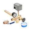 VEVOR 1" x 11" Well Pressure Tank Tee Kit, with 30/50PSI Switch, 8-Pieces Pure Brass Pressure Tank Installation Kit for Water Well, 1 in Gate Valve Included, Fit Most tanks with Diameter up to 16 in