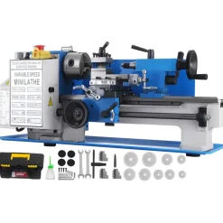 VEVOR 7x12" 400W Precision Mini Metal Lathe Variable Speed 2250RPM