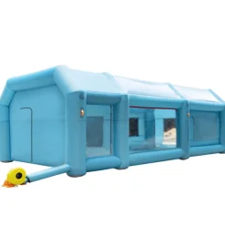 VEVOR 26x15x10ft Portable Inflatable Paint Booth,Inflatable Spray Booth, Car Paint Tent with Air Filter System & 2 Blowers, Upgraded Blow Up Spray Booth Tent, Auto Paint Workstation, Car Parking Gara