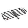 VEVOR 53" x 19" x 5", Hitch Cargo Carrier, 500 lbs Capacity Hitch Cargo Carrier with Hitch Stabilizer & Ratchet Straps, Hitch Mount Cargo Carrier with Cargo Net with Hook, Fit for SUVs