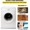 VEVOR 32 x 30 x 2.5 Inch Washing Machine Pan 18 GA Thickness 304 Stainless Steel Heavy Duty Compact Washer Drip Tray with Drain Hole & Hose Adapter