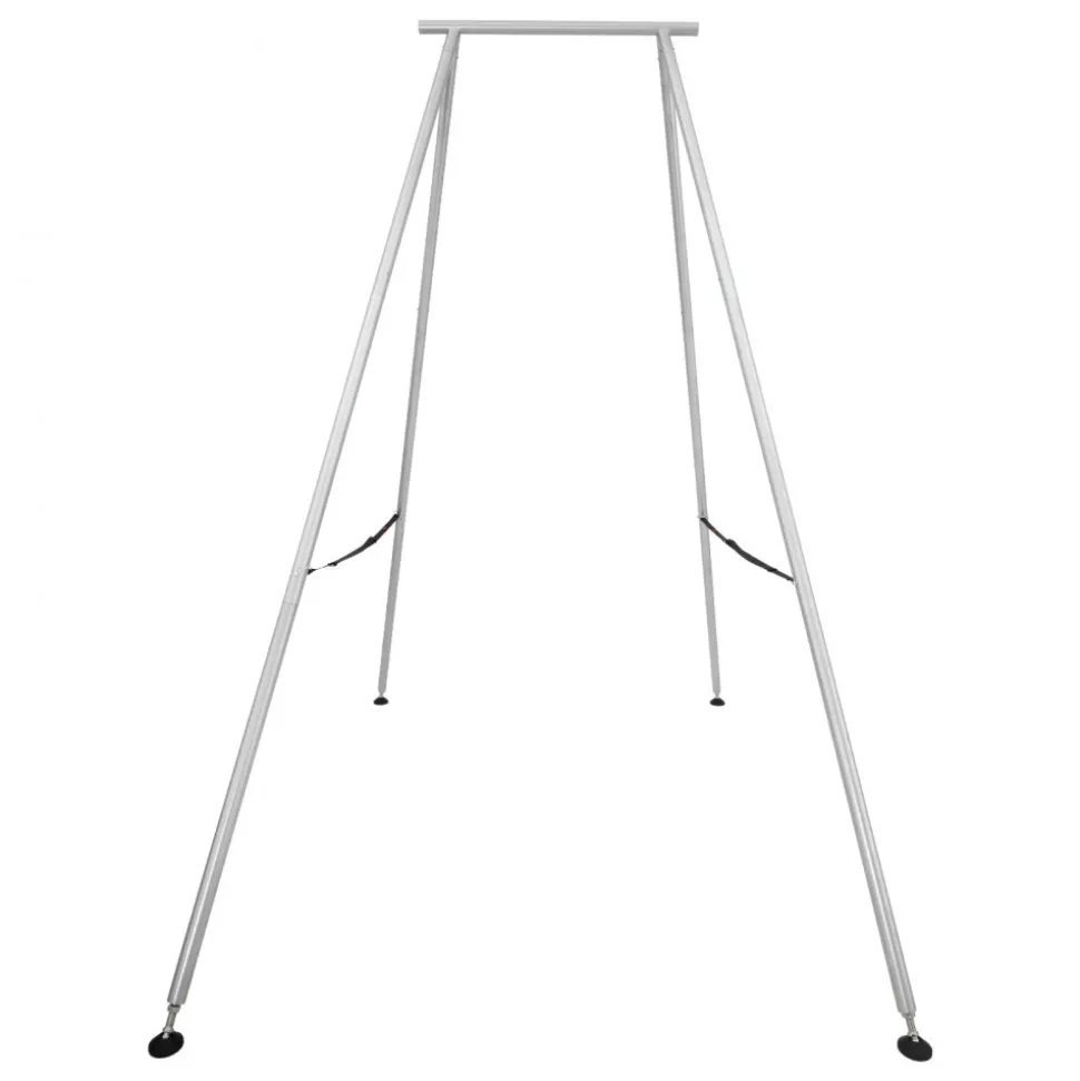 VEVOR Yoga Stand Frame, 9.6 ft Length Swing Stand, Max 551.2 lbs Load Triangular Structure Aerial Rig, Aerial Silk Stands for Yoga Enthusiasts, Non-Slip Base, Lightweight, Detachable Design