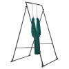 VEVOR Yoga Stand Frame, Max 440.9 lbs Load Swing Stand, Triangular Structure Pull Up Stands, Aerial Silk Stands with EVA Foam & 6.6-yard Yoga Hammock, 4-Level Horizontal & 6-Level Vertical Adjustment
