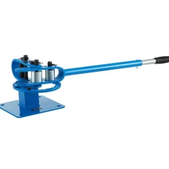 VEVOR YP-9 Manual Bender, Soild Round Square Bar Metal Bender with 7 Bending Dies, Metal Rod Bar Bender Bending Tool for Construction Site Auto Repair